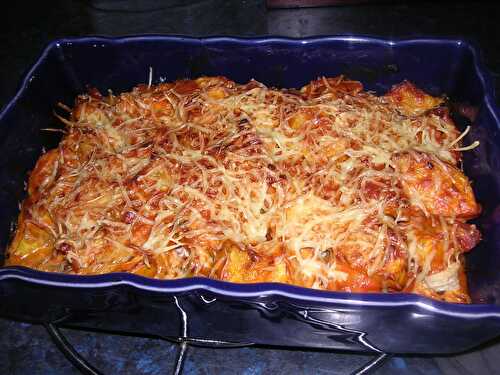 GRATIN DE DINDE AUX COURGETTES