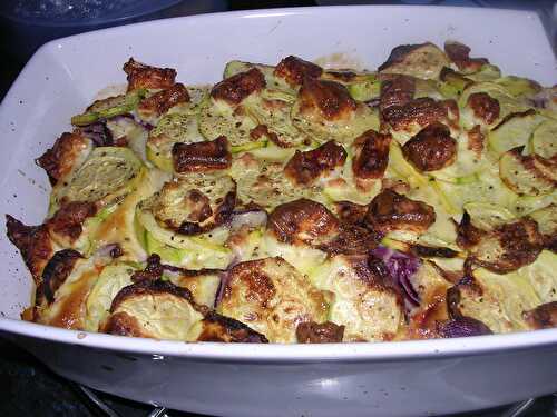 GRATIN DE LEGUMES A LA FETA