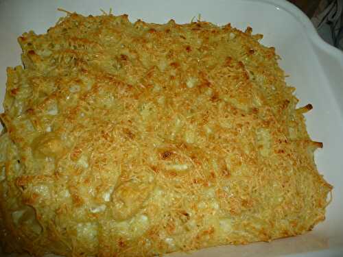 GRATIN DE MACARONIS