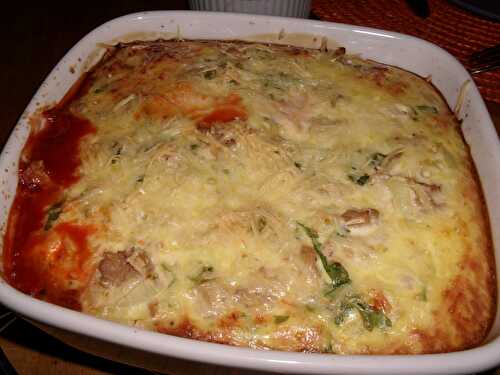 GRATIN DE THON A LA TOMATE