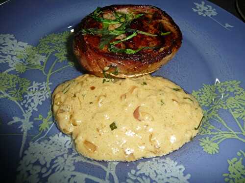 GRENADINS DE VEAU A LA CREME D ESTRAGON