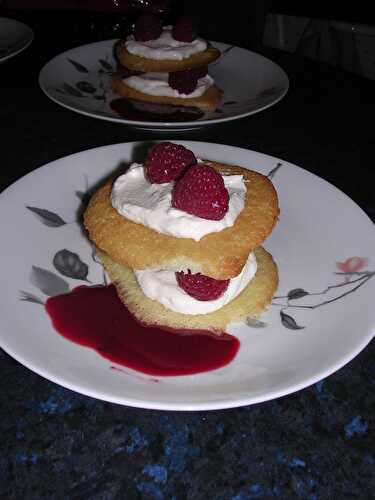 MILLEFEUILLE DE TUILES AUX FRAMBOISES