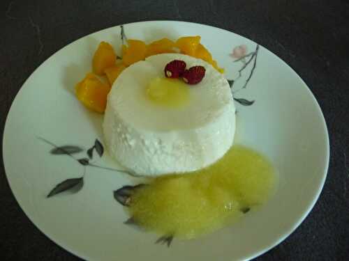 MOUSSE AU LAIT DE COCO MANGUE ET ANANAS