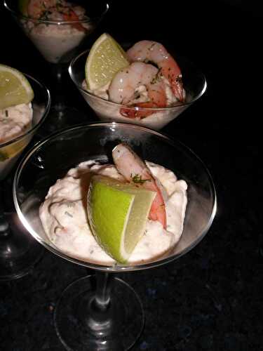 MOUSSE DE CREVETTES AU LAIT DE COCO