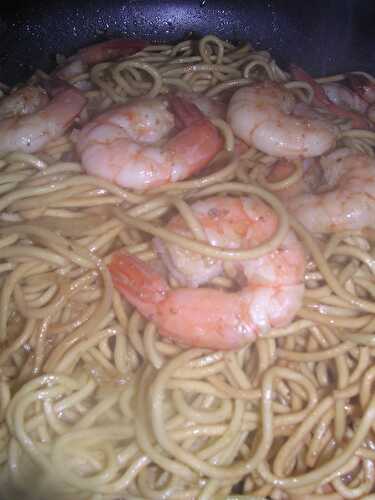 NOUILLES CHINOISES AUX CREVETTES version 2