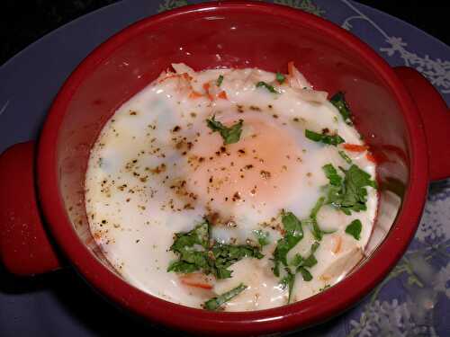 OEUF COCOTTE AU SURIMI