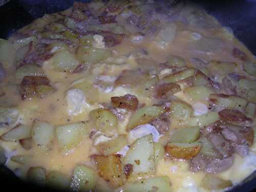 OMELETTE THON -POMMES DE TERRE