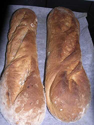 PAIN RUSTIQUE A L HUILE DE NOIX