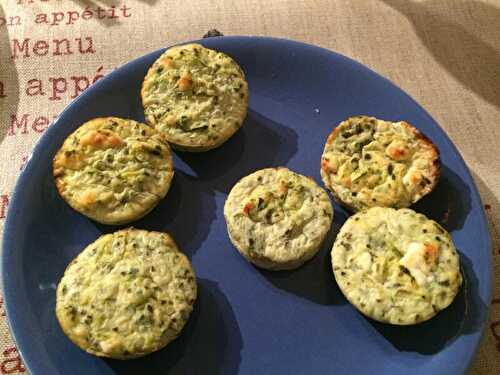 PALETS DE COURGETTE A LA FETA