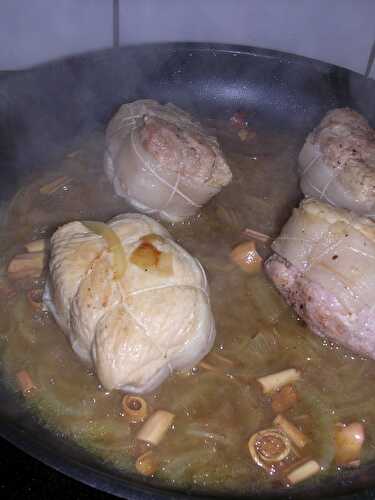 PAUPIETTES DE VEAU A LA CITRONNELLE