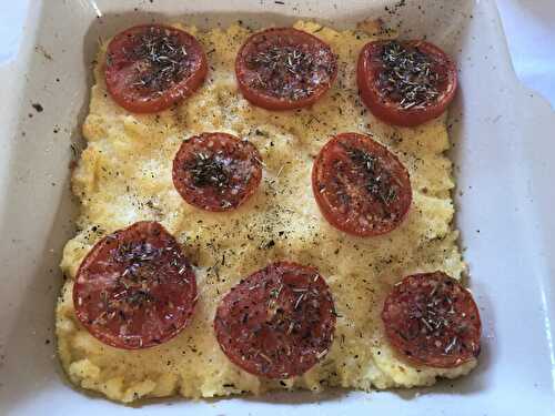 POLENTA GRATINEE A LA TOMATE