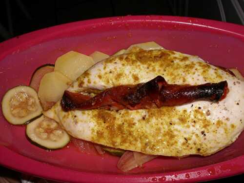 POULET AU CHORIZO EN PAPILLOTE