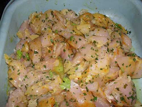 POULET AU CITRON CONFIT ET GINGEMBRE
