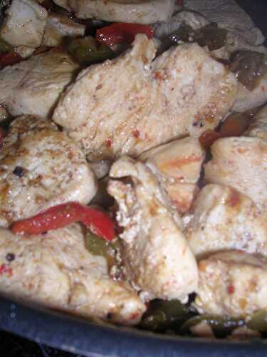 POULET POIVRON-EPICES