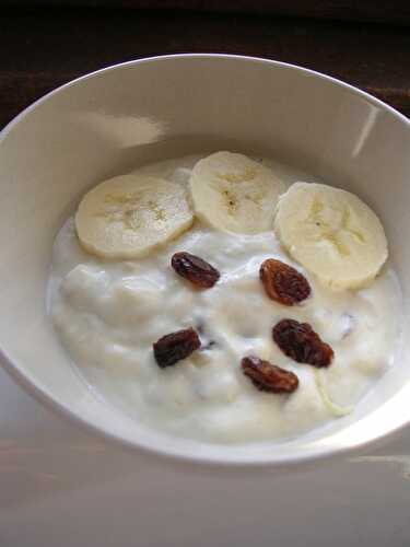 RAITA DE BANANE