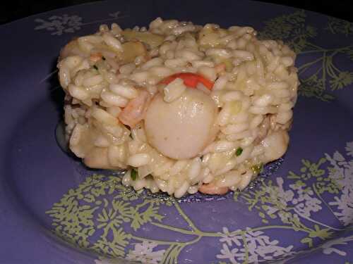 RISOTTO AUX COQUILLES ST JACQUES