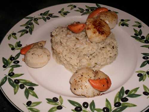 RISOTTO AUX COQUILLES ST JACQUES