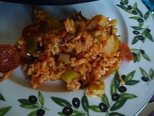 RIZ SAUTE ET CHORIZO