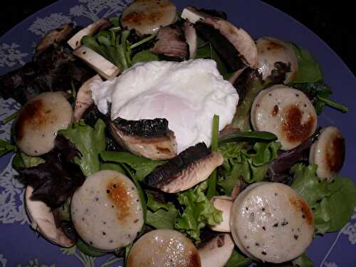 SALADE DE BOUDIN BLANC