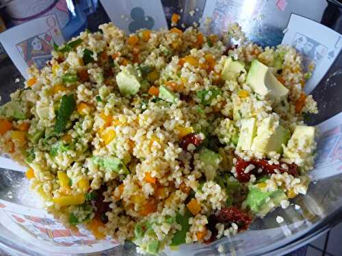 SALADE DE BOULGHOUR A L AVOCAT