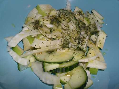 SALADE DE FENOUIL ET POMME VERTE