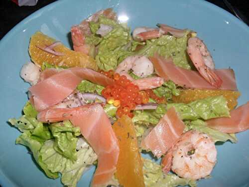 SALADE DE SAUMON FUME