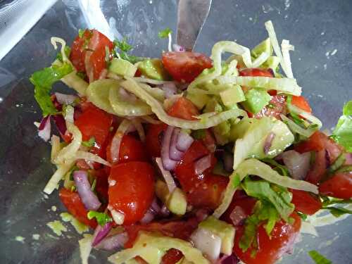 SALADE FENOUIL ET TOMATE