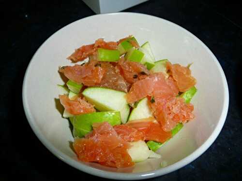 SALADE SAUMON ET POMME VERTE