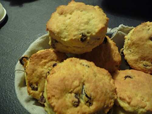 SCONES AUX RAISINS SECS