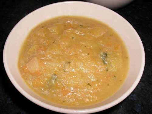 SOUPE AUX 5 LEGUMES AU CURRY