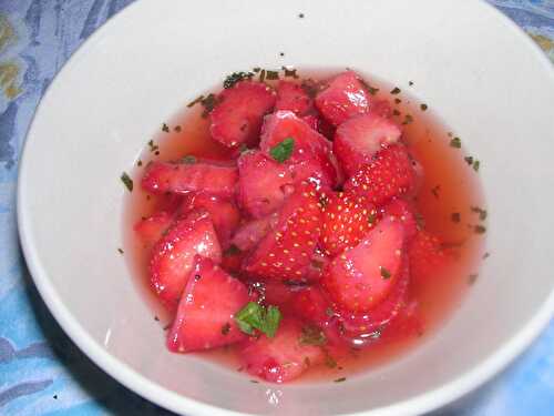 SOUPE DE FRAISE