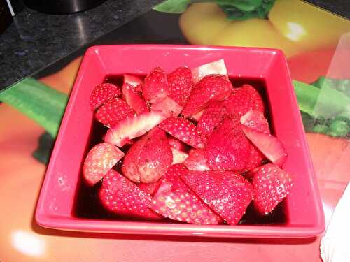 SOUPE DE FRAISES