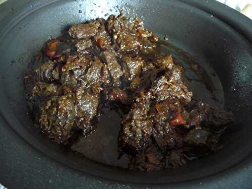 TAJINE DE BOEUF AUX AUBERGINES