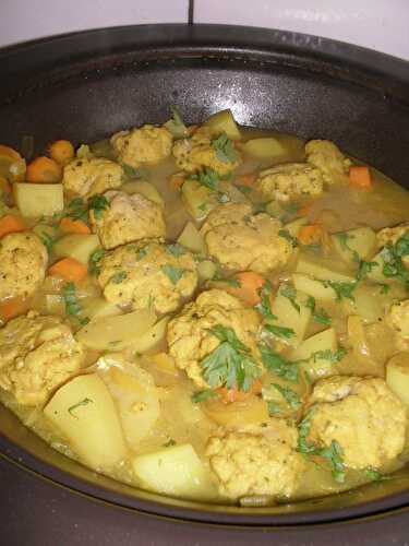 TAJINE DE BOULETTES DE POISSON