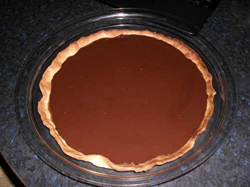 TARTE AU CHOCOLAT ET CARAMEL AU BEURRE SALE