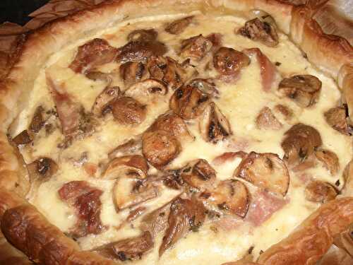 TARTE AUX CHANTERELLES