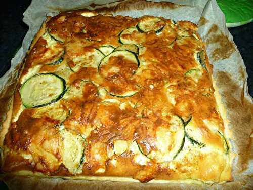 TARTE AUX COURGETTES ET PARMESAN