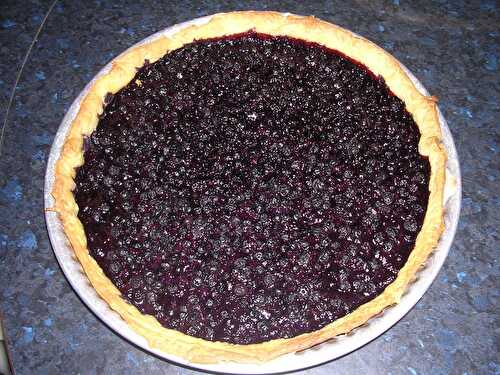 Tarte aux myrtilles