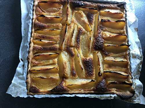 TARTE AUX PRUNES A L ALSACIENNE