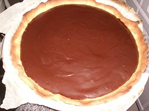 TARTE CHOCOLAT ET CONFITURE DE LAIT