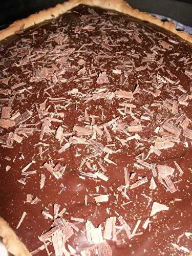 TARTE CROUSTILLANTE AU CHOCOLAT