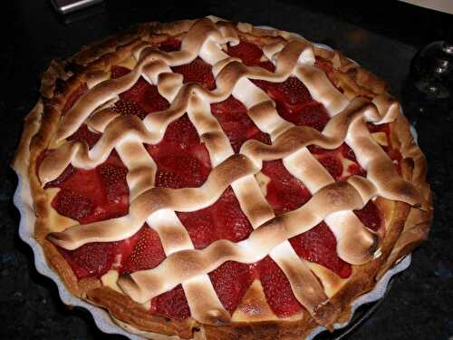 TARTE FRAISE-RHUBARBE