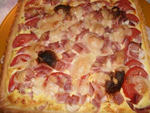 TARTE JAMBON TOMATE