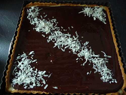 TARTE NOIX DE COCO ET CHOCOLAT