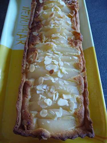 TARTE POIRES ET AMANDES