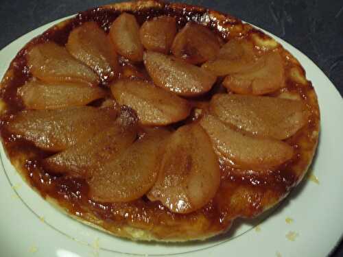 TARTE TATIN AUX POIRES