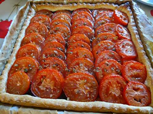 TARTE TOMATE-TAPENADE