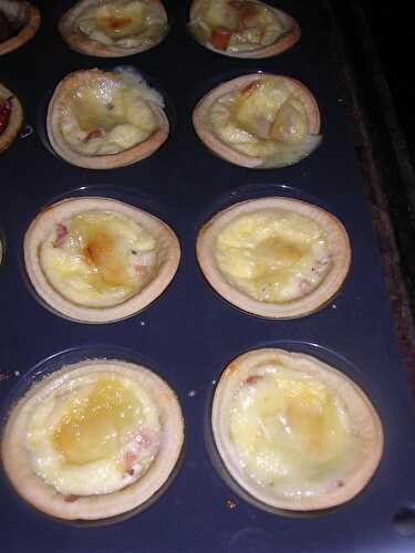 TARTELETTES APERO A LA TOMME