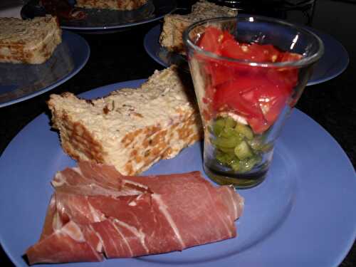 TERRINE DE COURGETTE ET SA VERRINE D ETE