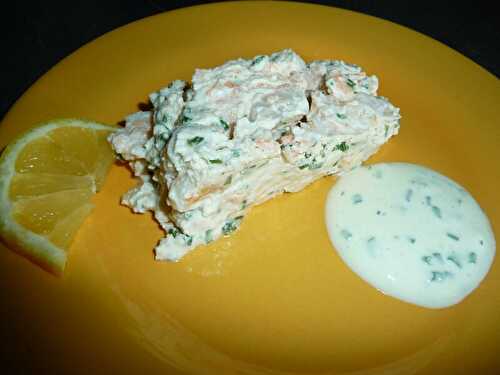 TERRINE DE SAINT JACQUES ET CREVETTES